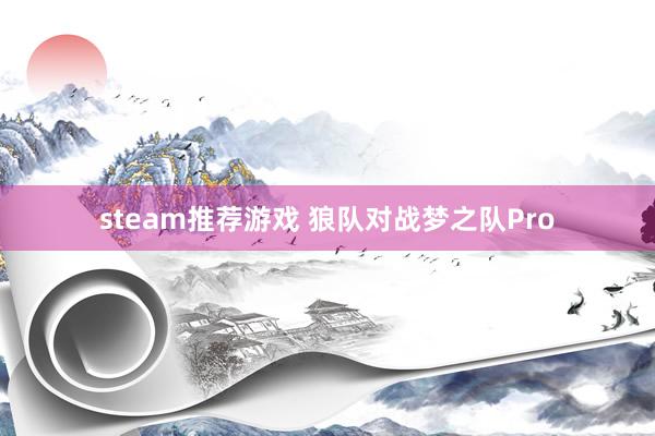 steam推荐游戏 狼队对战梦之队Pro